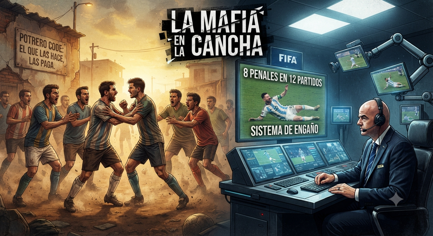 La mafia en la cancha: Cuando el fútbol se vuelve un negocio de engaños/The Mafia on the Pitch: When Football Becomes a Business of Deception