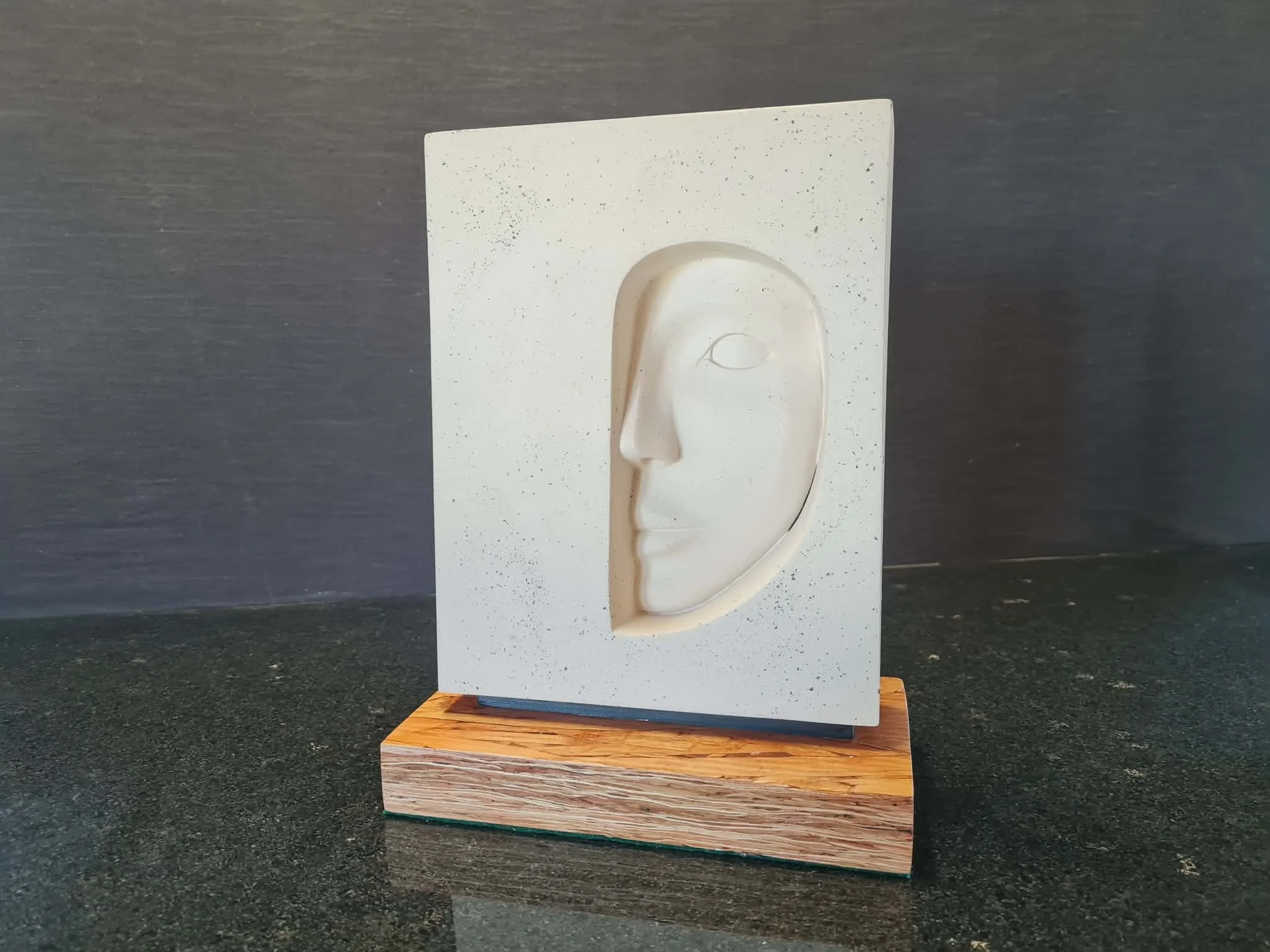 Half Face with Volcanic Pumice