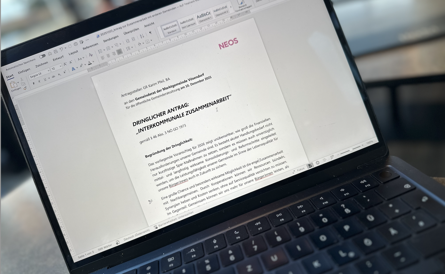 Episode 6: Kooperation statt Krisenmodus - Warum ich gegen das Budget stimme und trotzdem die Lösung für unsere Sorgen habe.