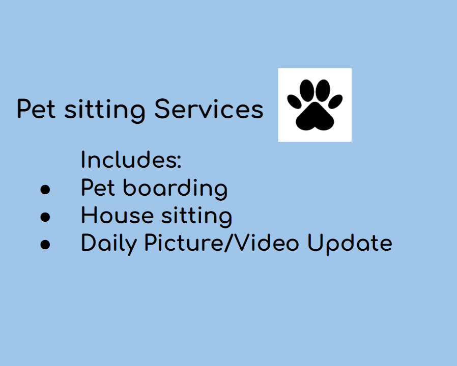 Pet Sitting Services