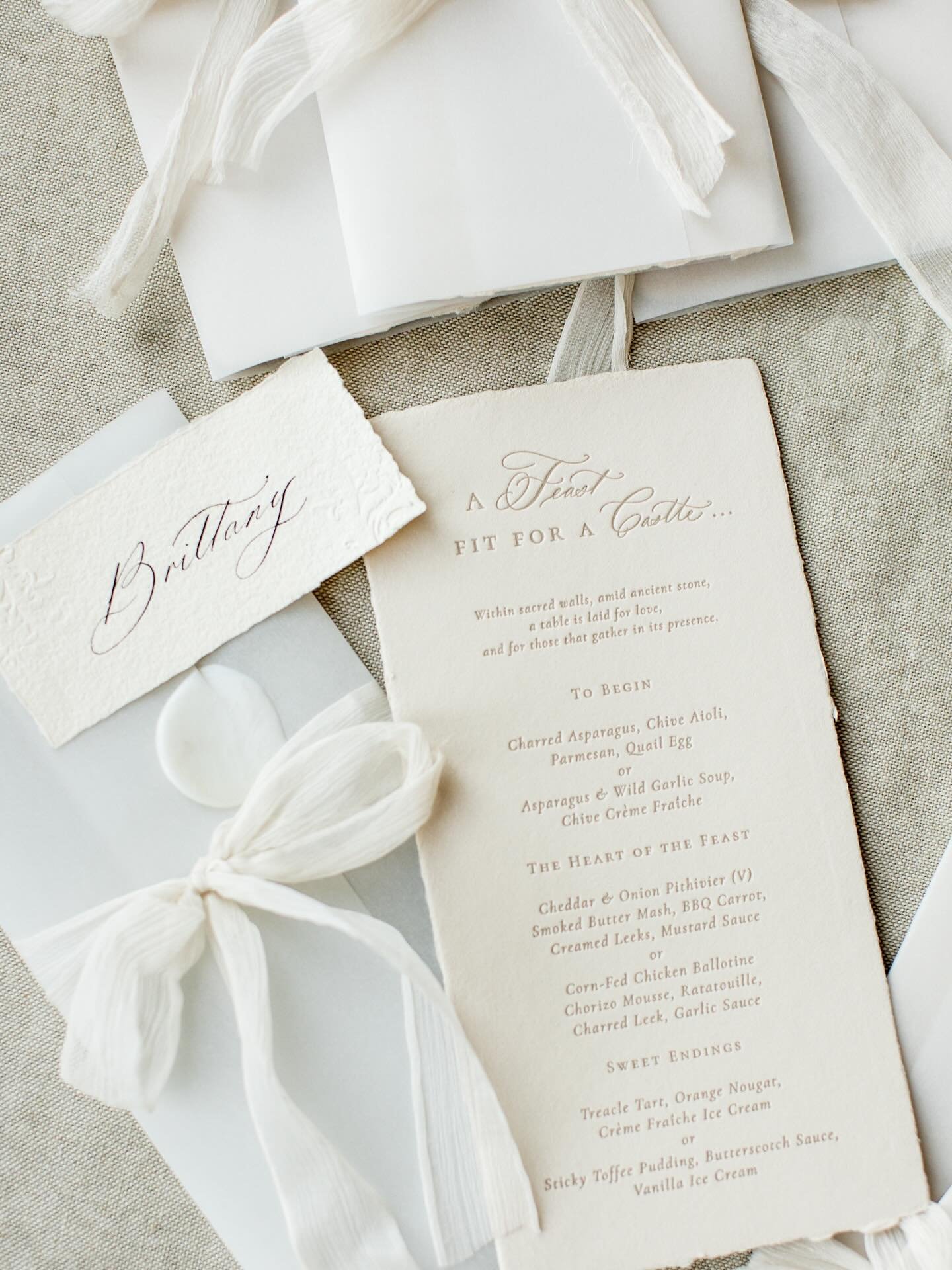 A feast fit for a Castle 

Within sacred walls, amid ancient stone, a table is laid for love, and for those that gather in its presence 

I&rsquo;m a huge fan of adding thoughtful beautiful poetic words to stationery made better by fluffy soft handma