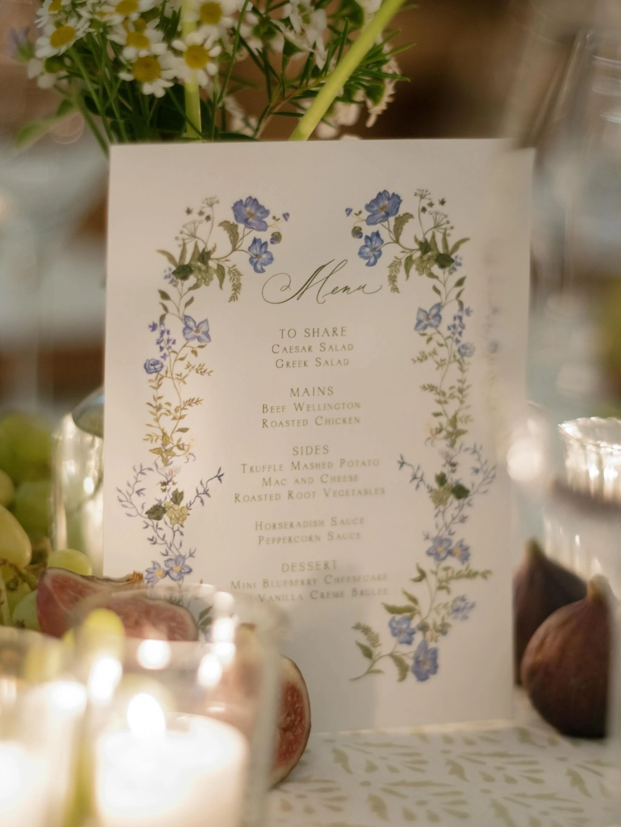 One thing I always think about when I&rsquo;m designing is how a piece will actually look on the table.

It&rsquo;s easy to make stationery that photographs well on its own (like that last shot in my favourite bit of kitchen light), but it&rsquo;s an