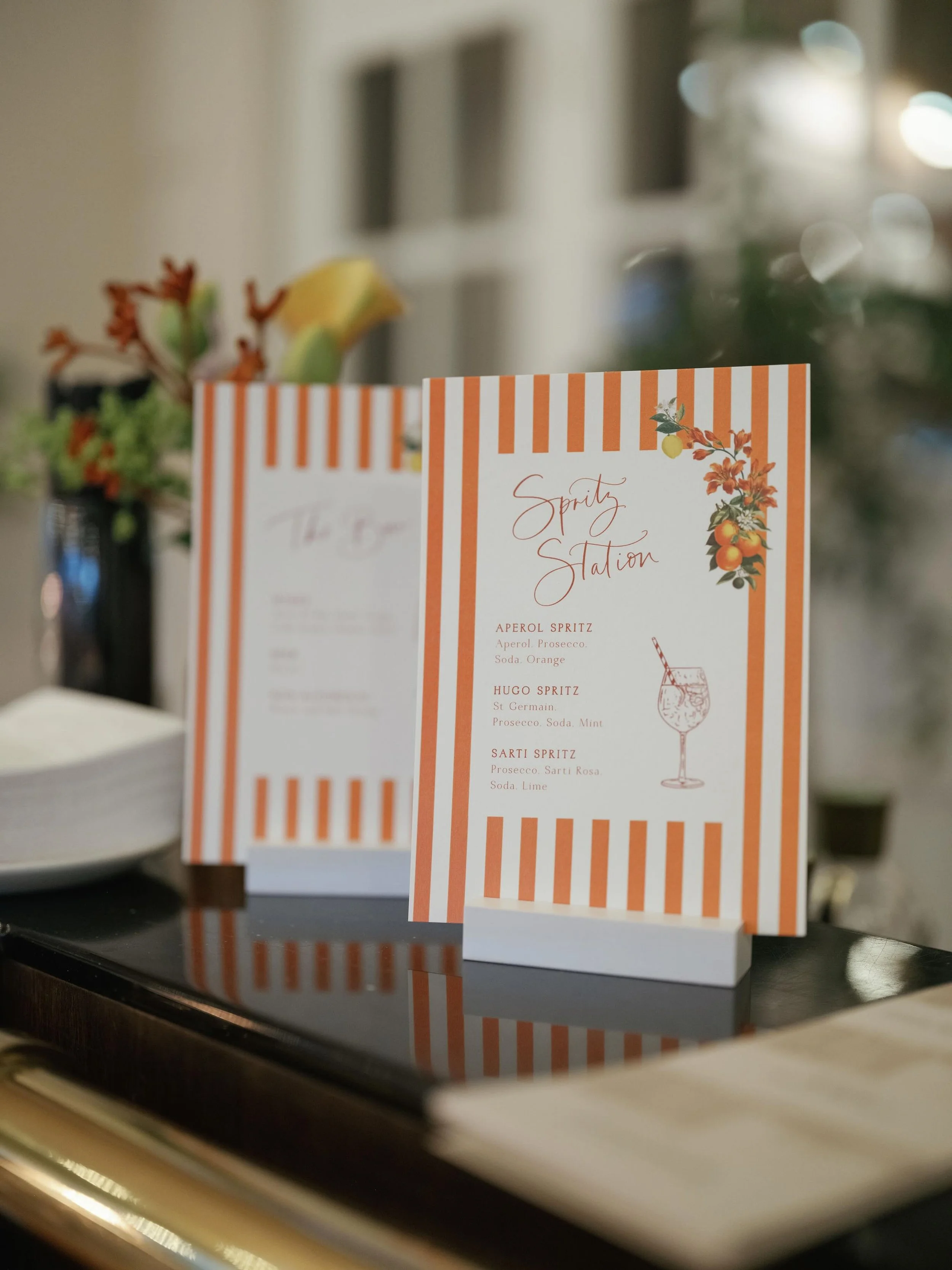 I think we could all do with a Spritz station today 🥵 #spritzstation #aperolseason #customstationerydesigner 

Planner @georgia_matthewoliver
Venue @fshampshire
Captured beautifully by @tammyshun