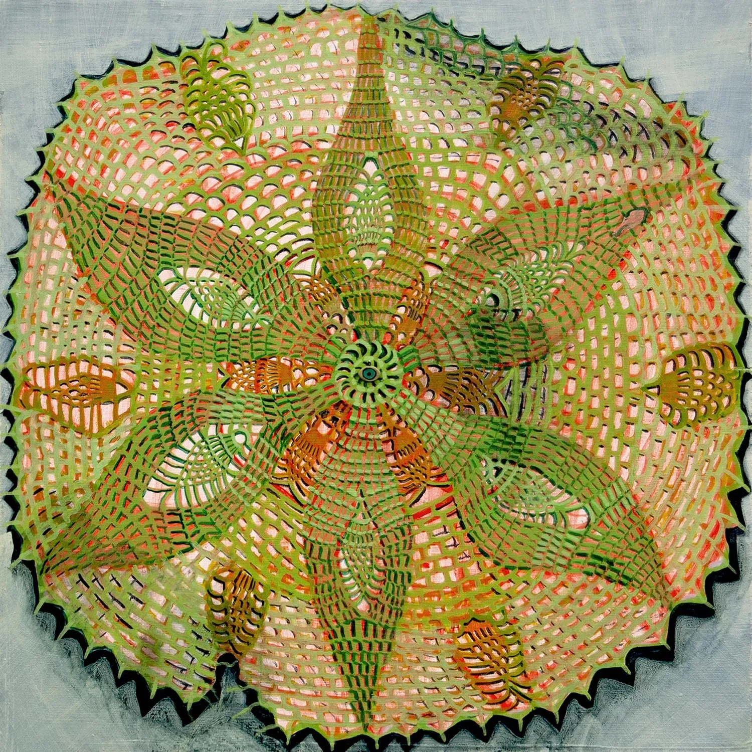 Jordan Buschur Jordan Buschur is an artist, educator, and curator based in Ohio. Her paintings blend references to DIY pathways like Riot Grrrl with her Mennonite heritage as a method to dismantle gendered hierarchies. She is a recipient of the Ohio 
