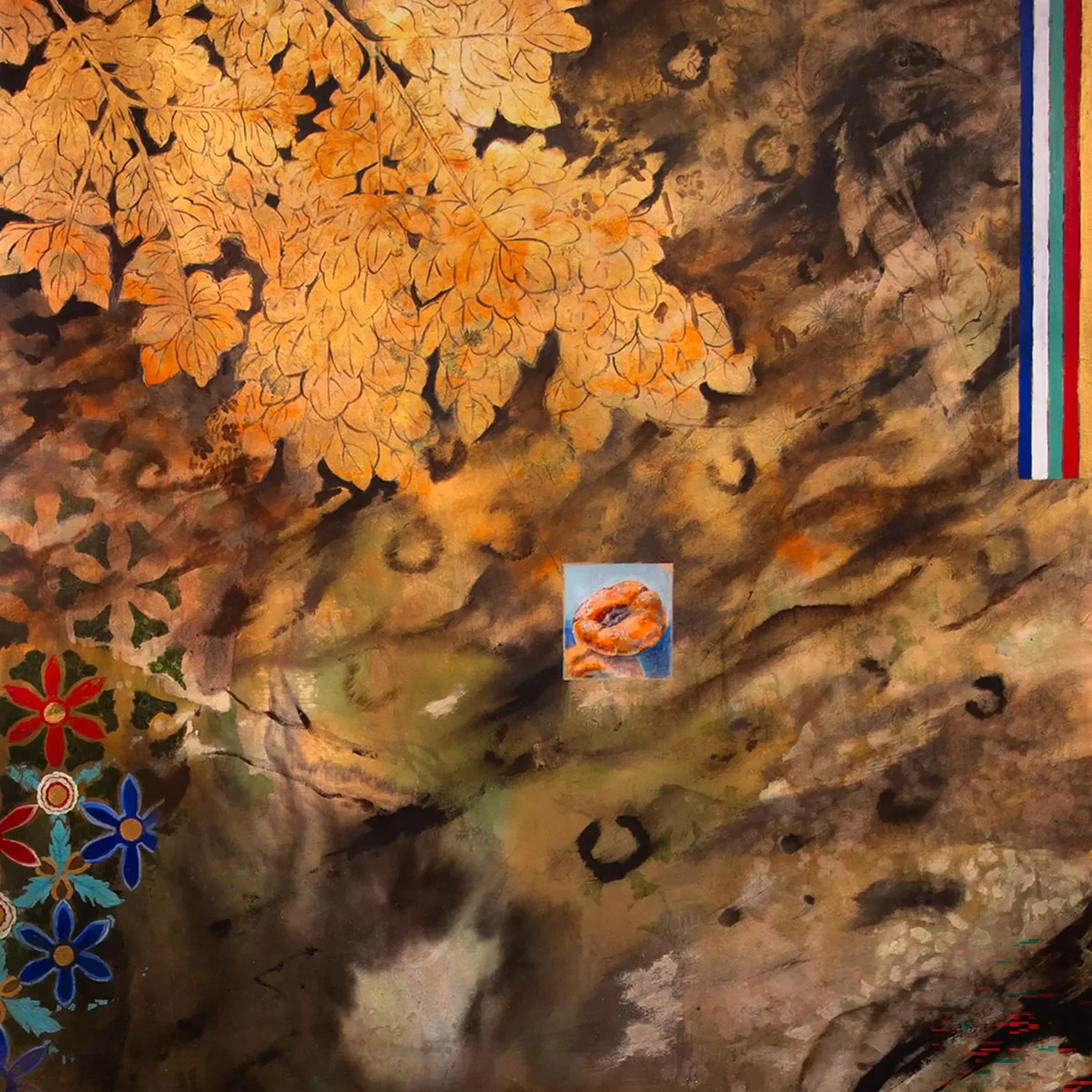 Aaron Chung Aaron Chung is a multidisciplinary artist whose installations and paintings on hanji explore ancestral forms and collective memory. Through a Korean diasporic lens, his work layers traditional craft techniques with contemporary mark-makin