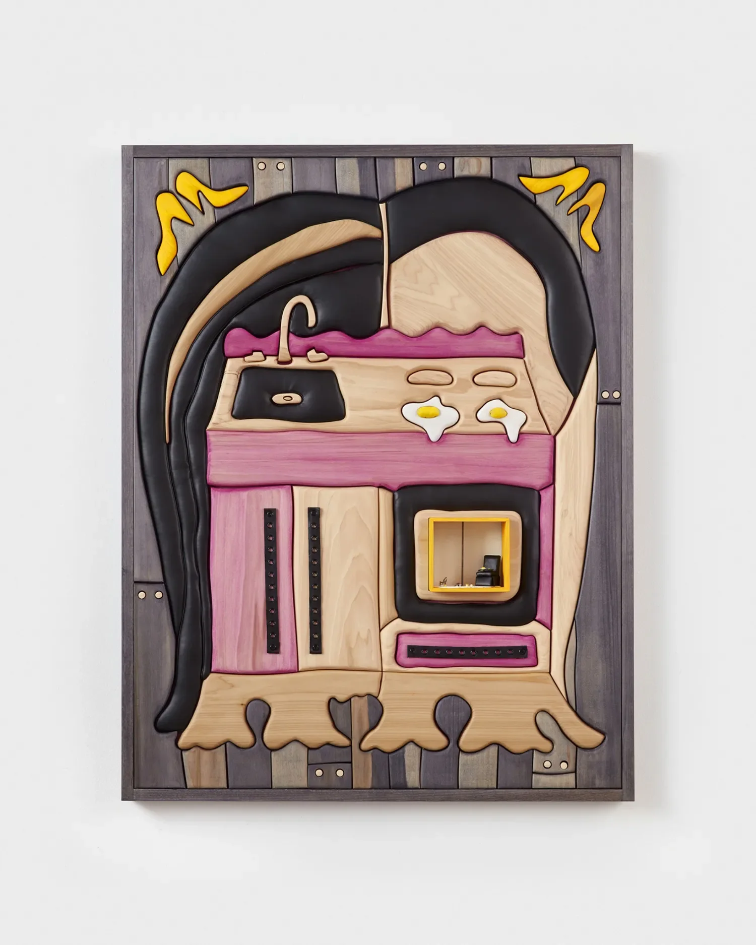 Rose Nestler Rose Nestler lives and works in Brooklyn, NY. Through sculpture and video, she presents traditionally femme signifiers, highlighting ideological power implicit in everyday objects. Often employing materials such as stone, leather, and wo