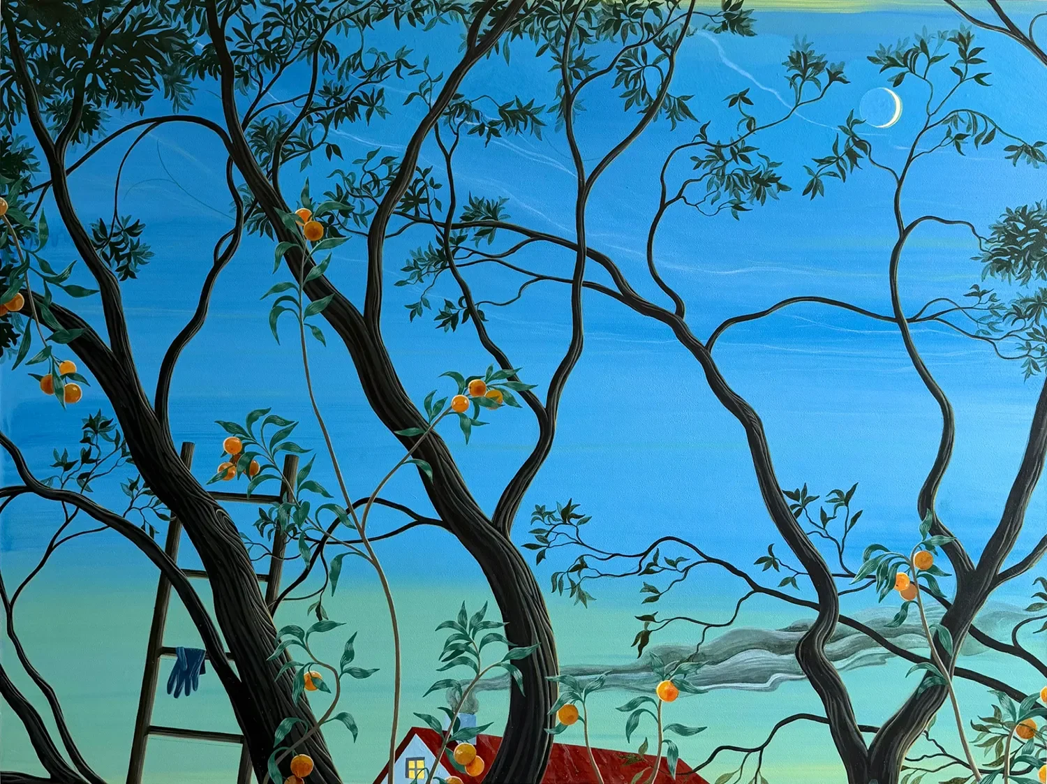 Azadeh Nia Azadeh Nia is an Iranian artist based in Brooklyn, New York. Her practice explores the relationship between nature, ruins, and symbolic forms, examining themes of time, memory, resilience, and transformation through imagined landscapes tha