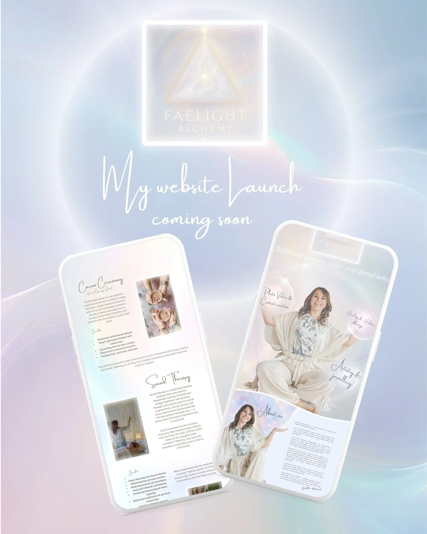 I can finally say this out loud&hellip;
my heart is BURSTING 🥹✨

After sooo many re-dos, refinements, late nights, and weeks of barely sleeping because energy was literally streaming through my body from excitement and joy&hellip;
my new website is 