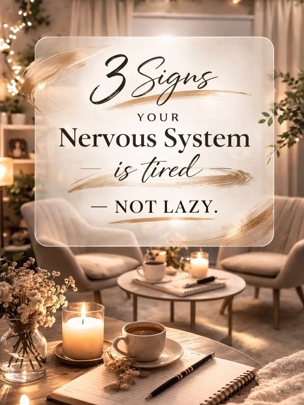 🔥 You&rsquo;ve been strong for a long time. Of course your body is tired.

What looks like irritation, avoidance, or emotional swings isn&rsquo;t weakness. It&rsquo;s often a nervous system that has been carrying too much for too long. 🫩

Most of u