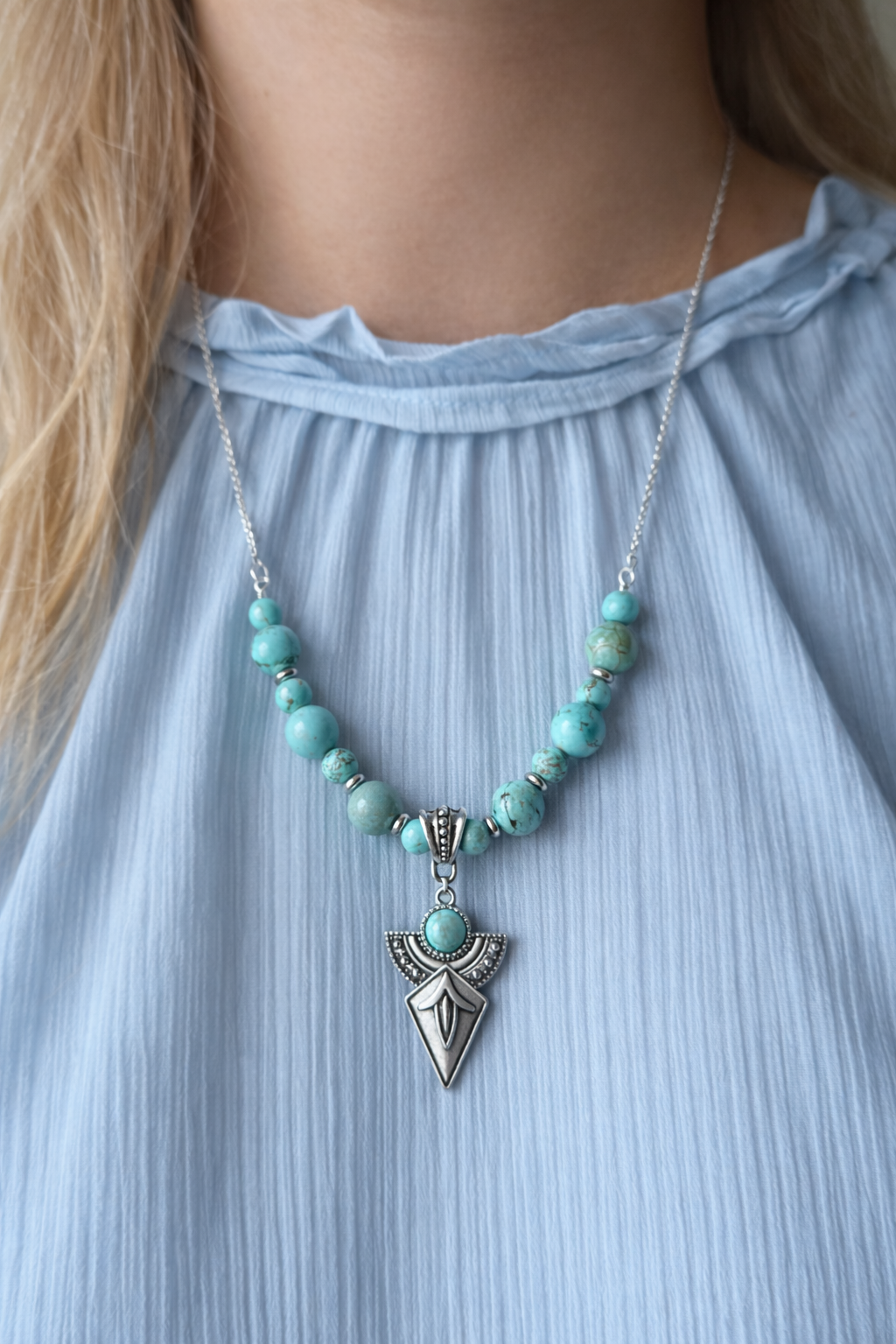 Water shield necklace