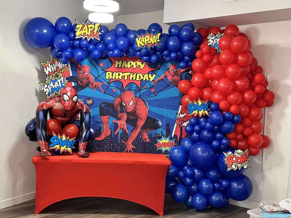 Spidey Balloon Background