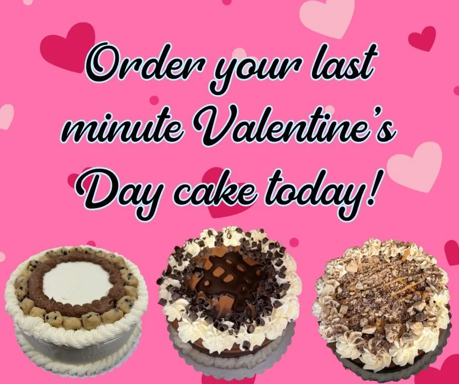 VALENTINE&rsquo;S DAY IS ALMOST HERE ❤️

Last call for ice cream cake orders at Capital City Sweets!

Whether it&rsquo;s for your sweetheart, your kids, or yourself (we support that), our handmade ice cream cakes are the ultimate treat.

Limited cake
