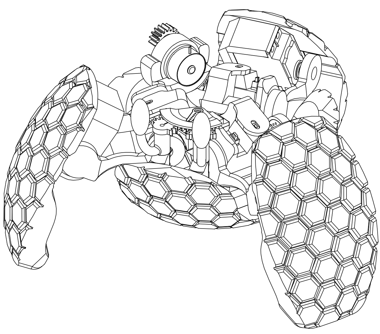 Pineapple Crab Animatronic