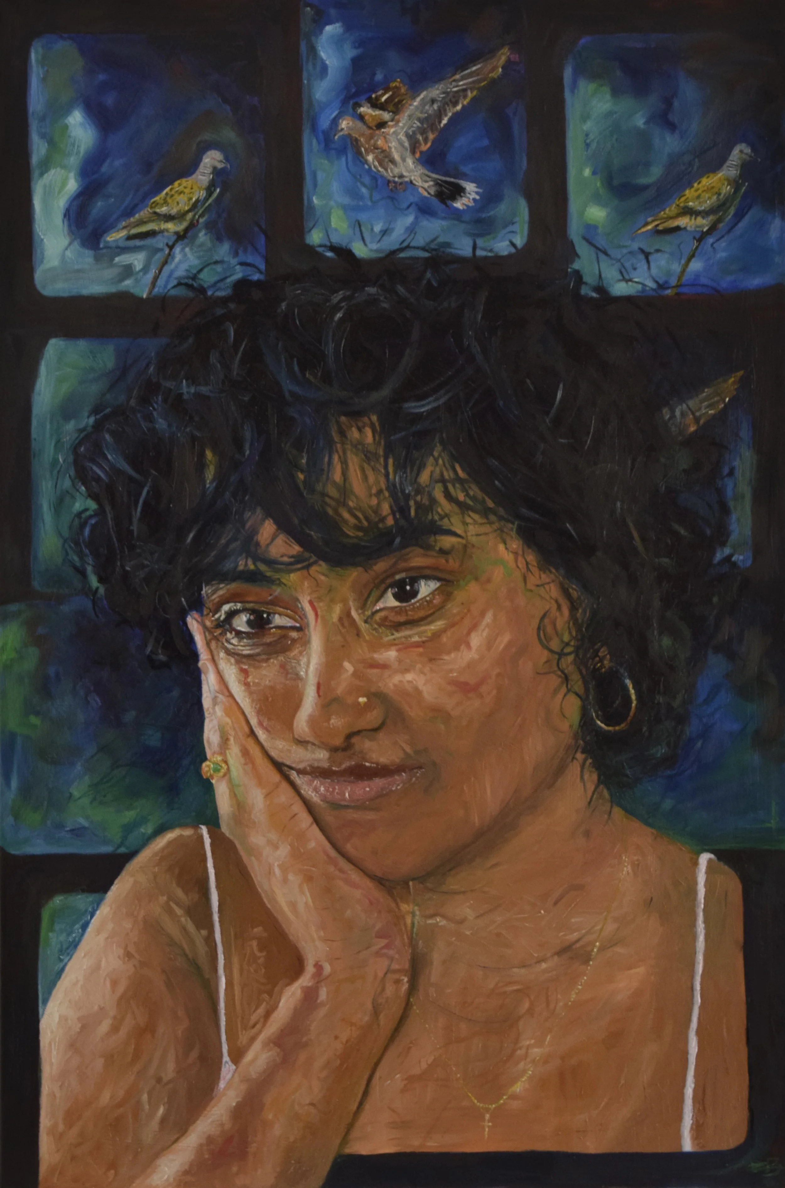 Oil on Canvas. 24x36in