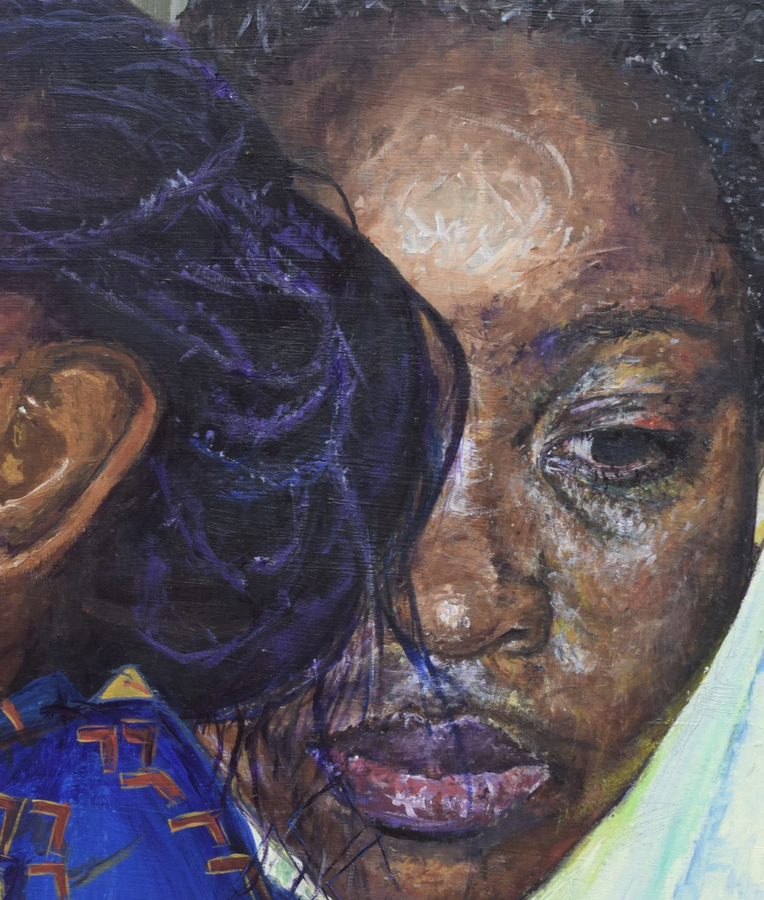 Oil on Wood. 24x36in