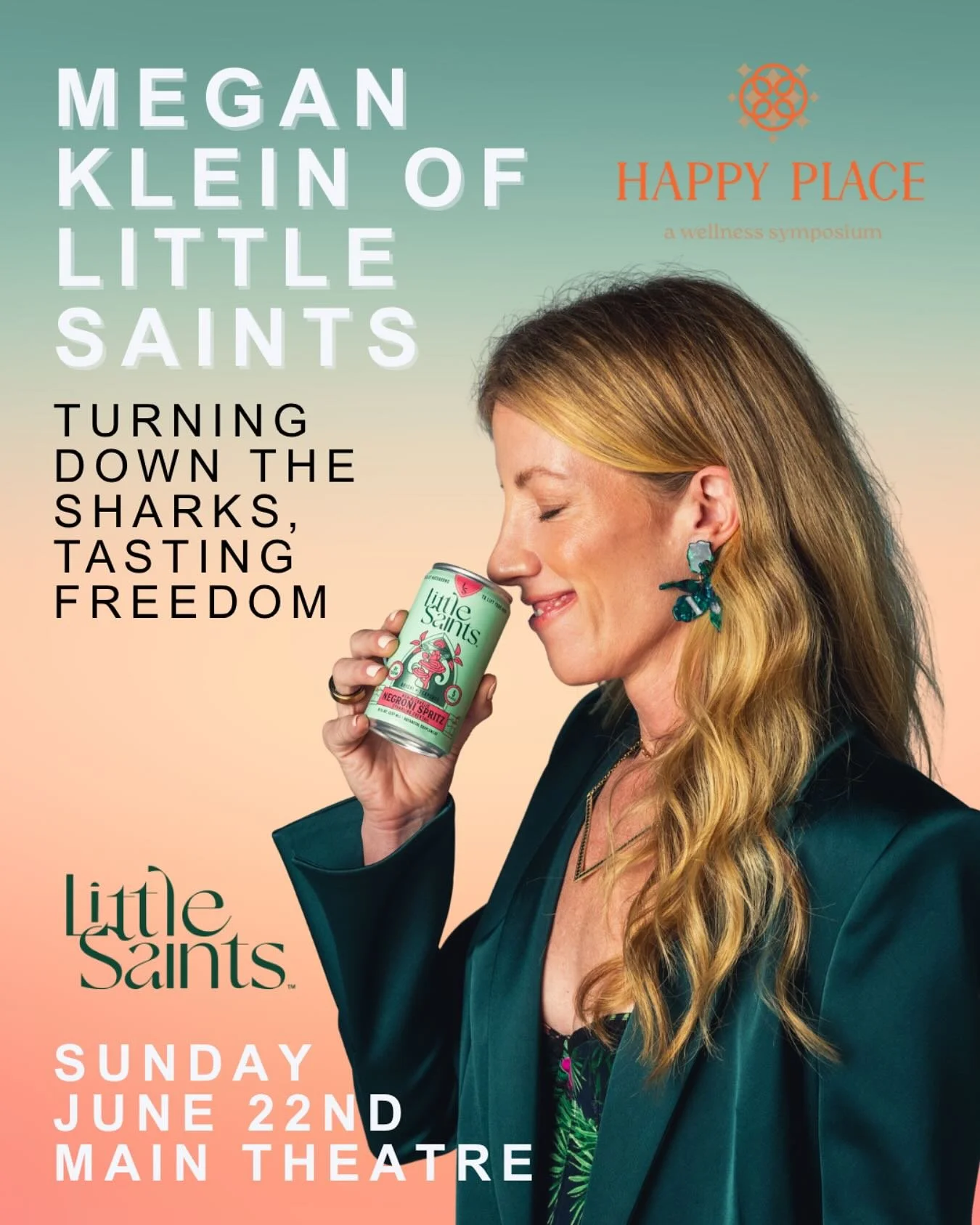 Get ready to learn from the empowering @meganjoklein  who turned down the sharks on @sharktankabc and Found Freedom on the other side! 🙌🫶🌟🧡

We are so honored to bring Megan Klein of @littlesaintsco (a brand of non-alcoholic cocktails and spirits