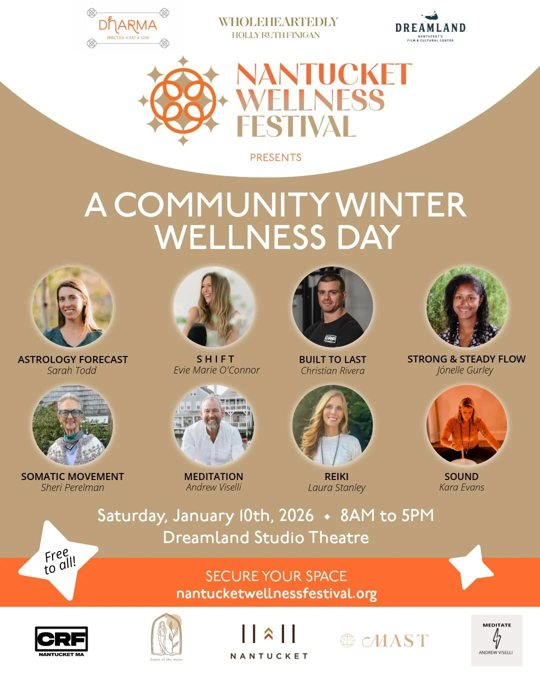 RESET, RECHARGE &amp; RENEW with the Community Winter Wellness Day on January 10th!

❤️🧡💛💚🩵💙💜

This collaborative one-day gathering kicks off the New Year as the first event of the 2026 @nantucket_wellness_festival with a full day of programmin