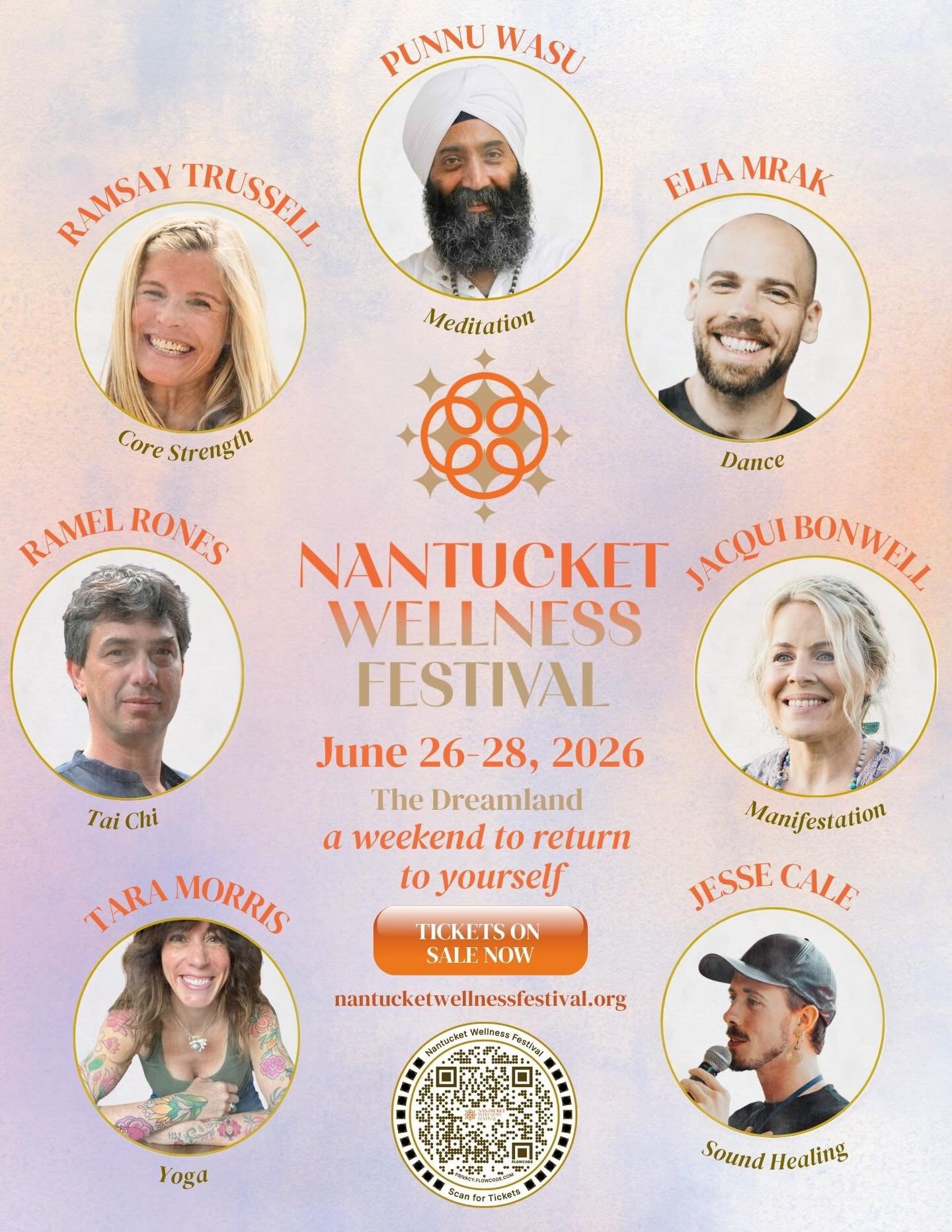 Are you ready to create your own personal blueprint for a happier, healthier life? Your best summer yet starts with one decision&hellip;

🧡🌿💛🌊💜✨🌞

The Nantucket Wellness Festival
The Dreamland Nantucket
June 26th to the 28th, 2026 

🧡🌿💛🌊💜✨