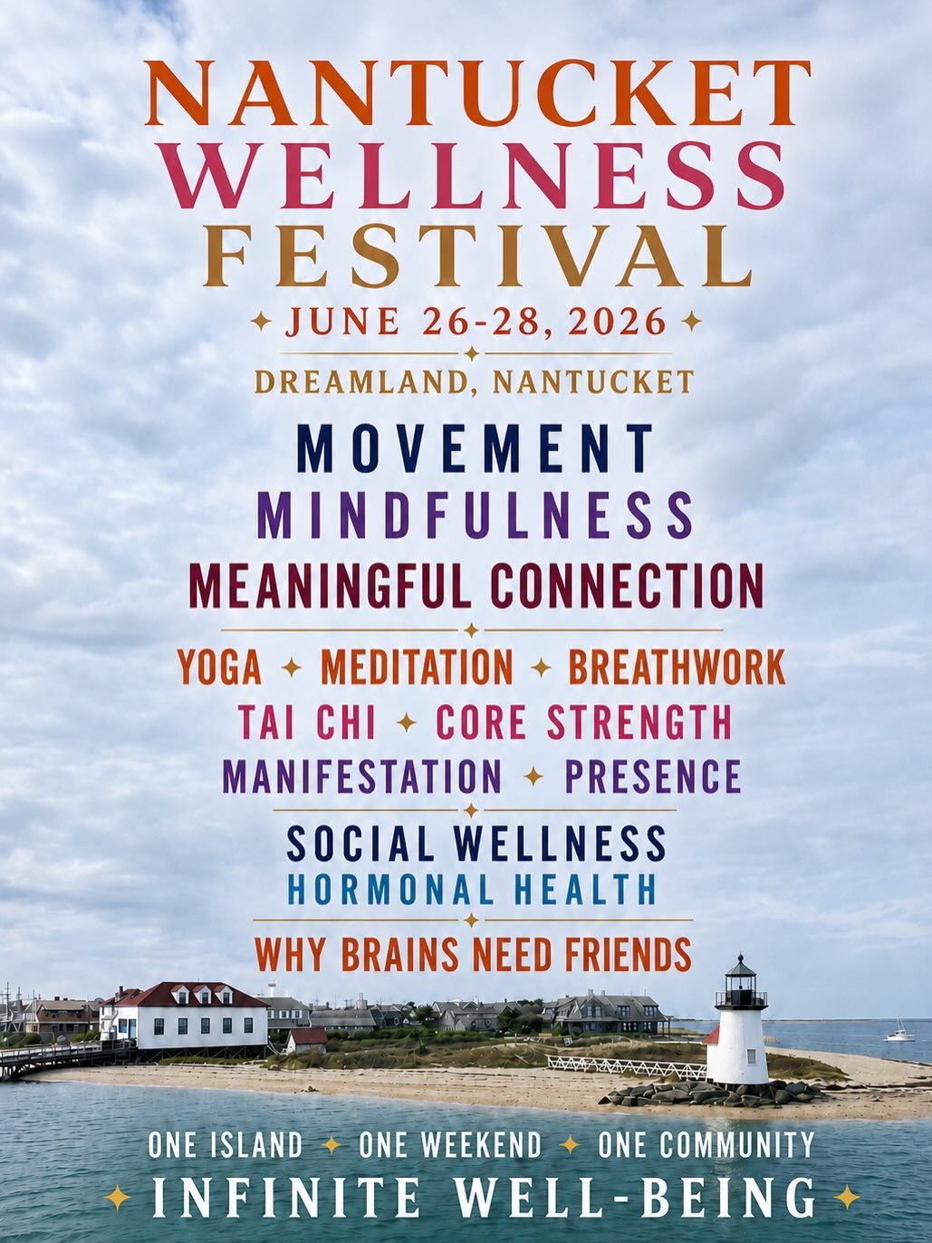 Are you ready to feel more connected, energized, and inspired for the summer season?

Join us for the Nantucket Wellness Festival, returning to Dreamland Nantucket from June 26&ndash;28, 2026!

✨🌊☀️🧘&zwj;♀️🩵🌿💫

This is not a one-size-fits-all we