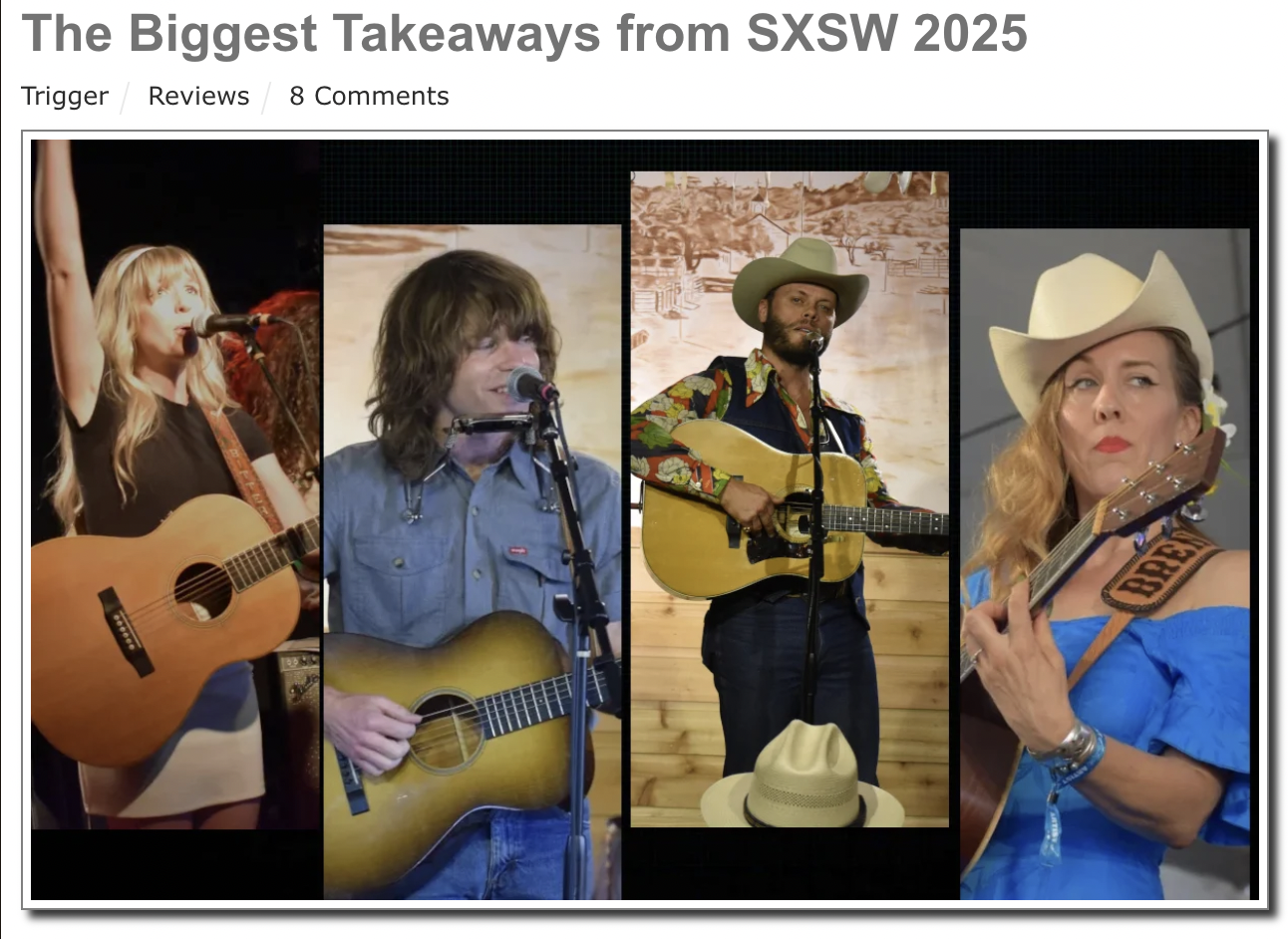 The Biggest Takeaways from SXSW 2025 - Kimmi Bitter, Charley Crockett, Brennen Leigh, Silverada