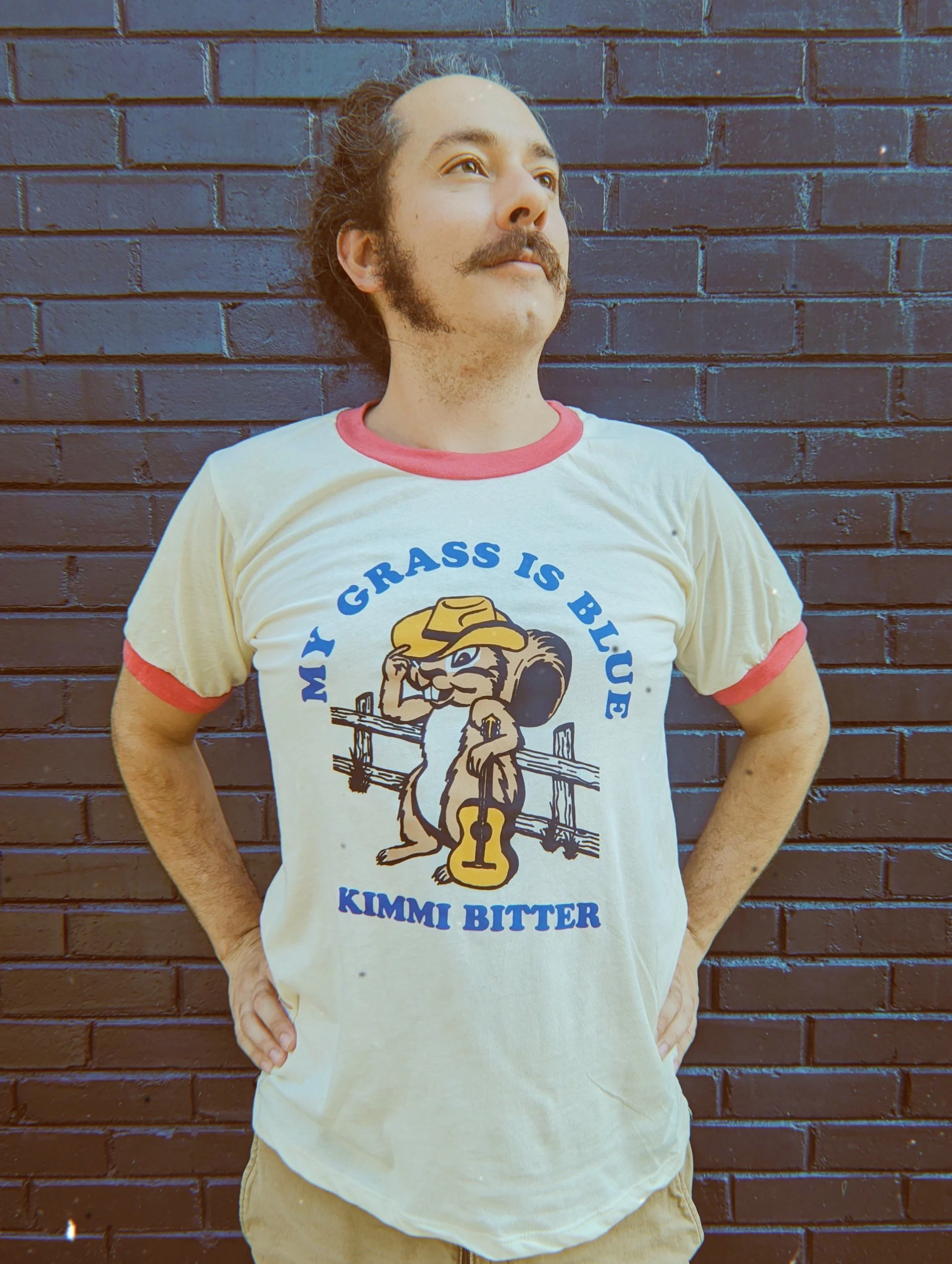 My Grass Is Blue vintage ringer shirt kimmi bitter merch