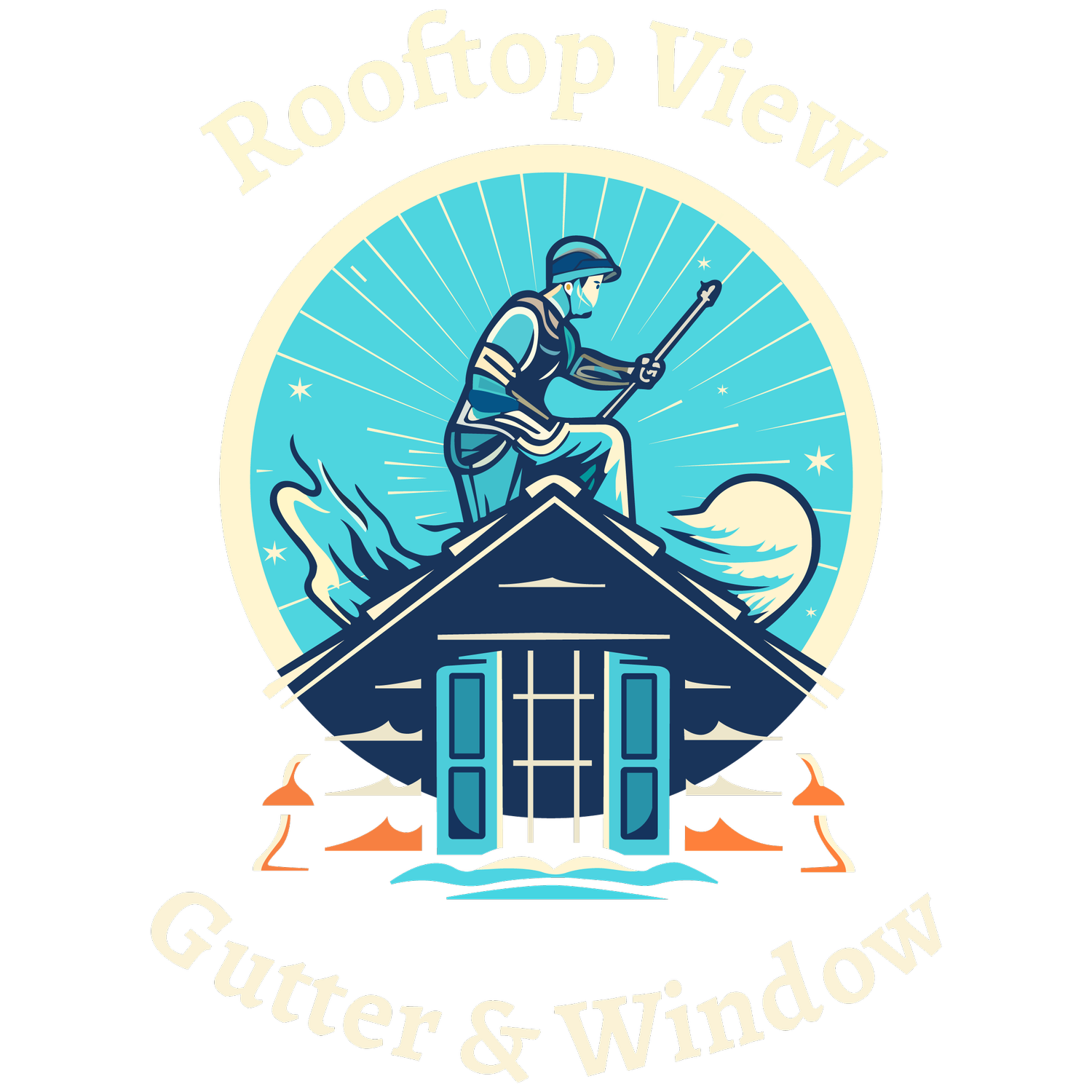 Rooftop View Gutter &amp; Window