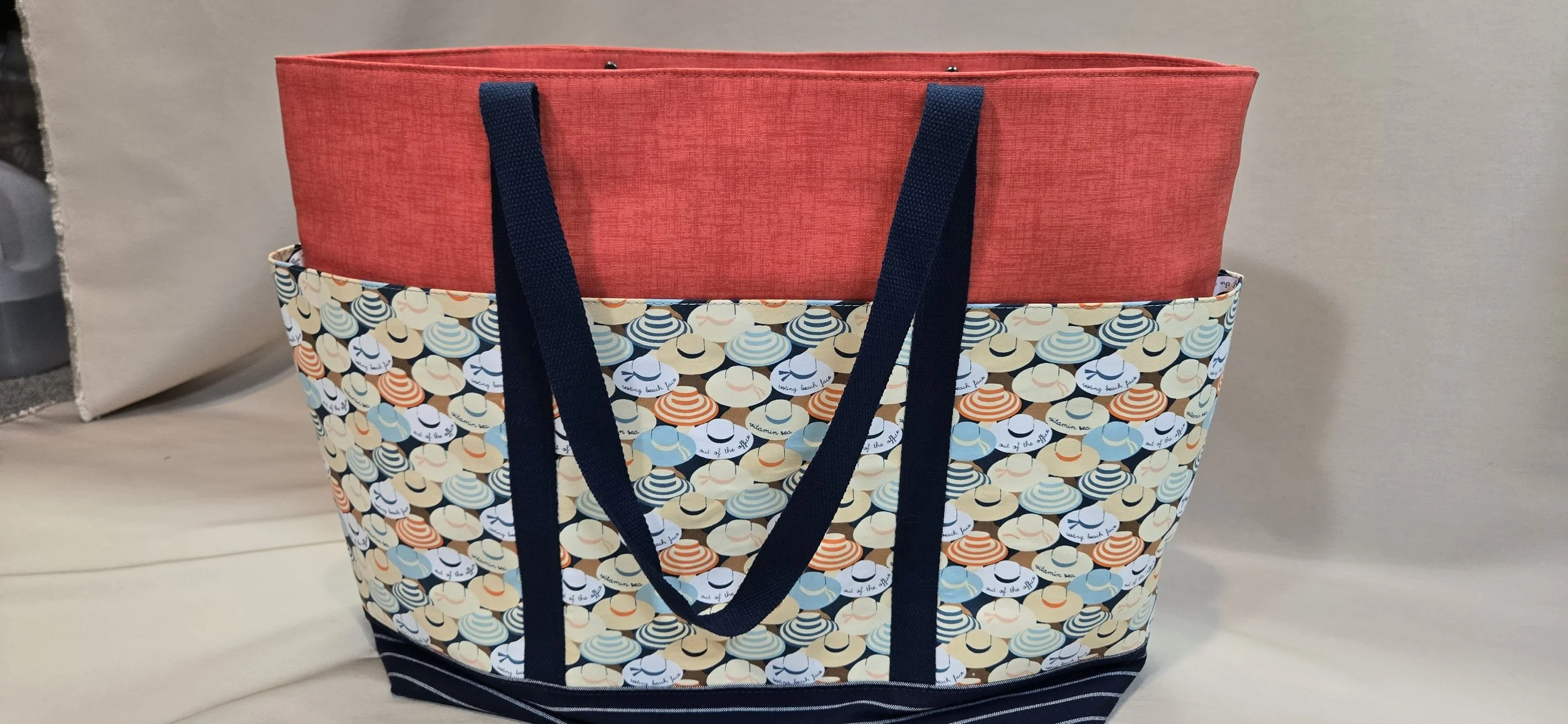 Resting Beach Face Tote