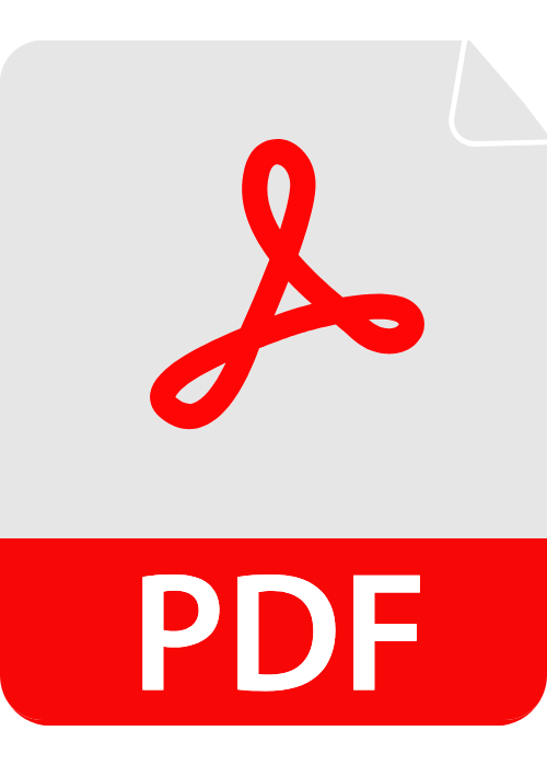 Icon of a document with the Adobe Acrobat PDF logo and the text 'PDF' in red.