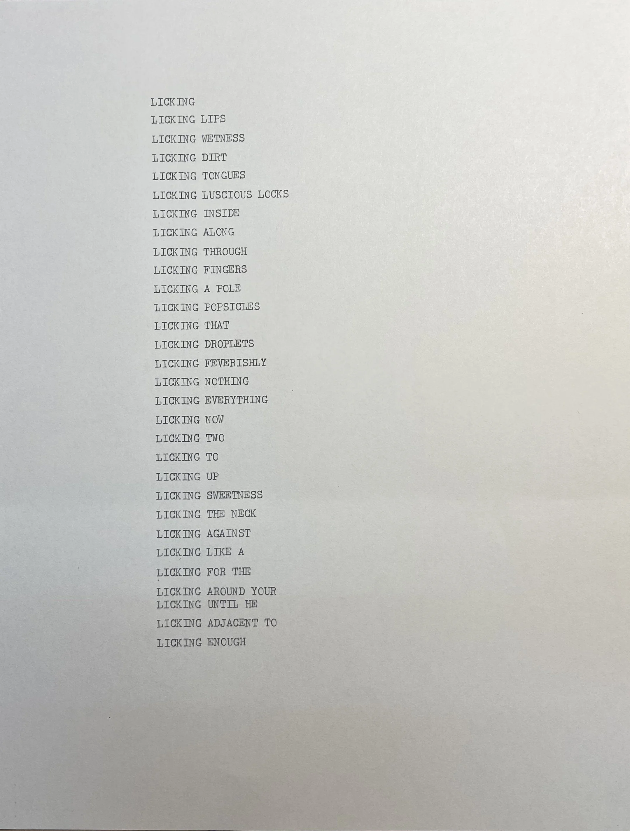 "HYPOTHETICAL PHRASING, 1"