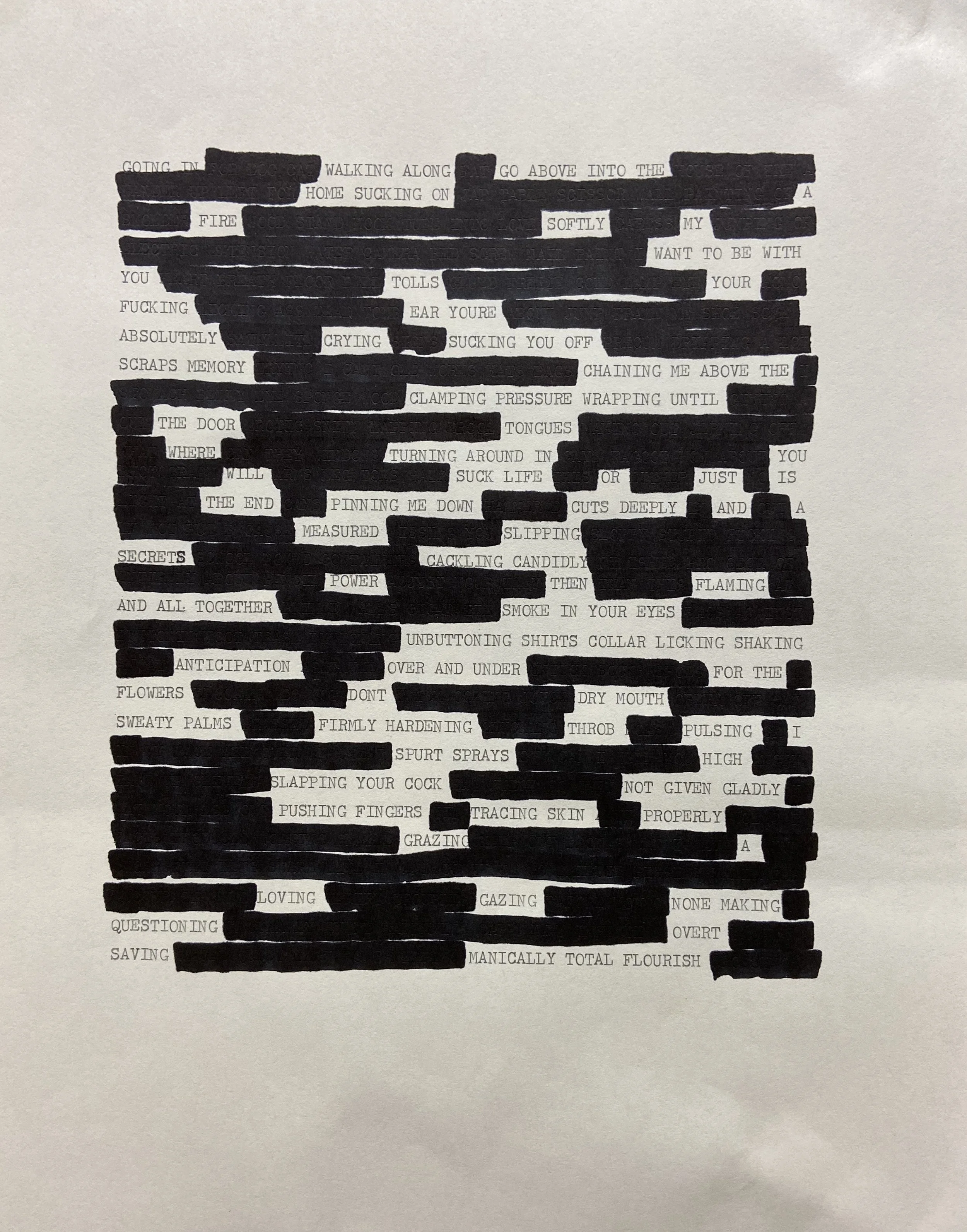 TYPEWRITTEN WORK