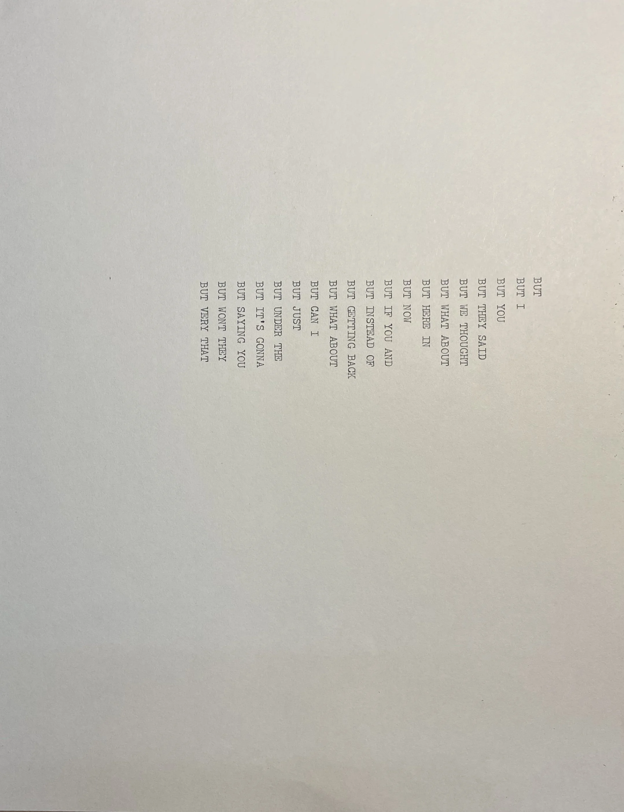 "HYPOTHETICAL PHRASING, 3"