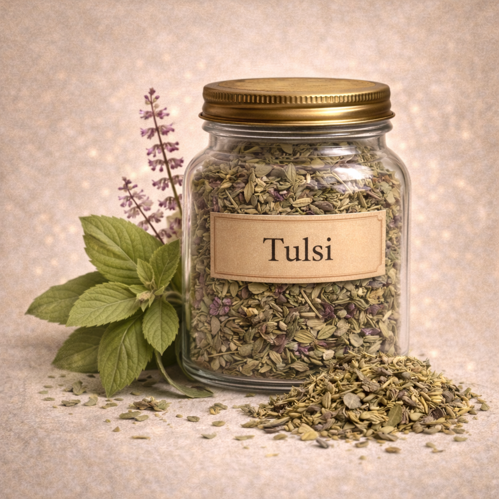 Premium Tulsi Leaves Jar