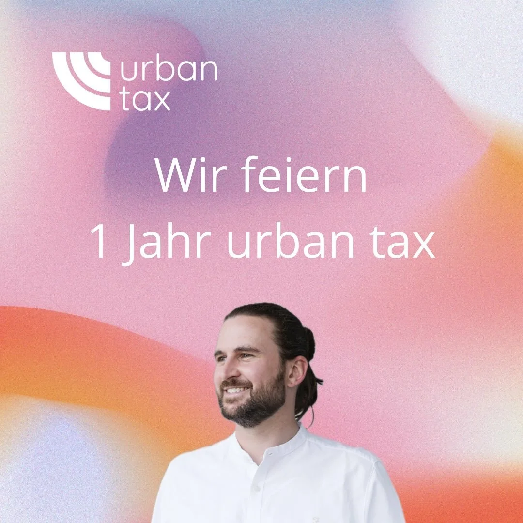 1 Jahr urban tax 🎉
Heute feiern wir das einj&auml;hrige Bestehen meiner Kanzlei &ndash; und ich bin einfach nur dankbar. 🙏

Was vor genau einem Jahr als mutiger Schritt in die Selbstst&auml;ndigkeit begann, ist heute ein Ort geworden, an dem Steuer