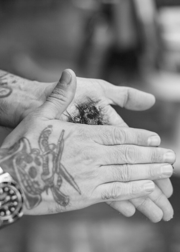 Imperial Barber Products photoshoot art direction