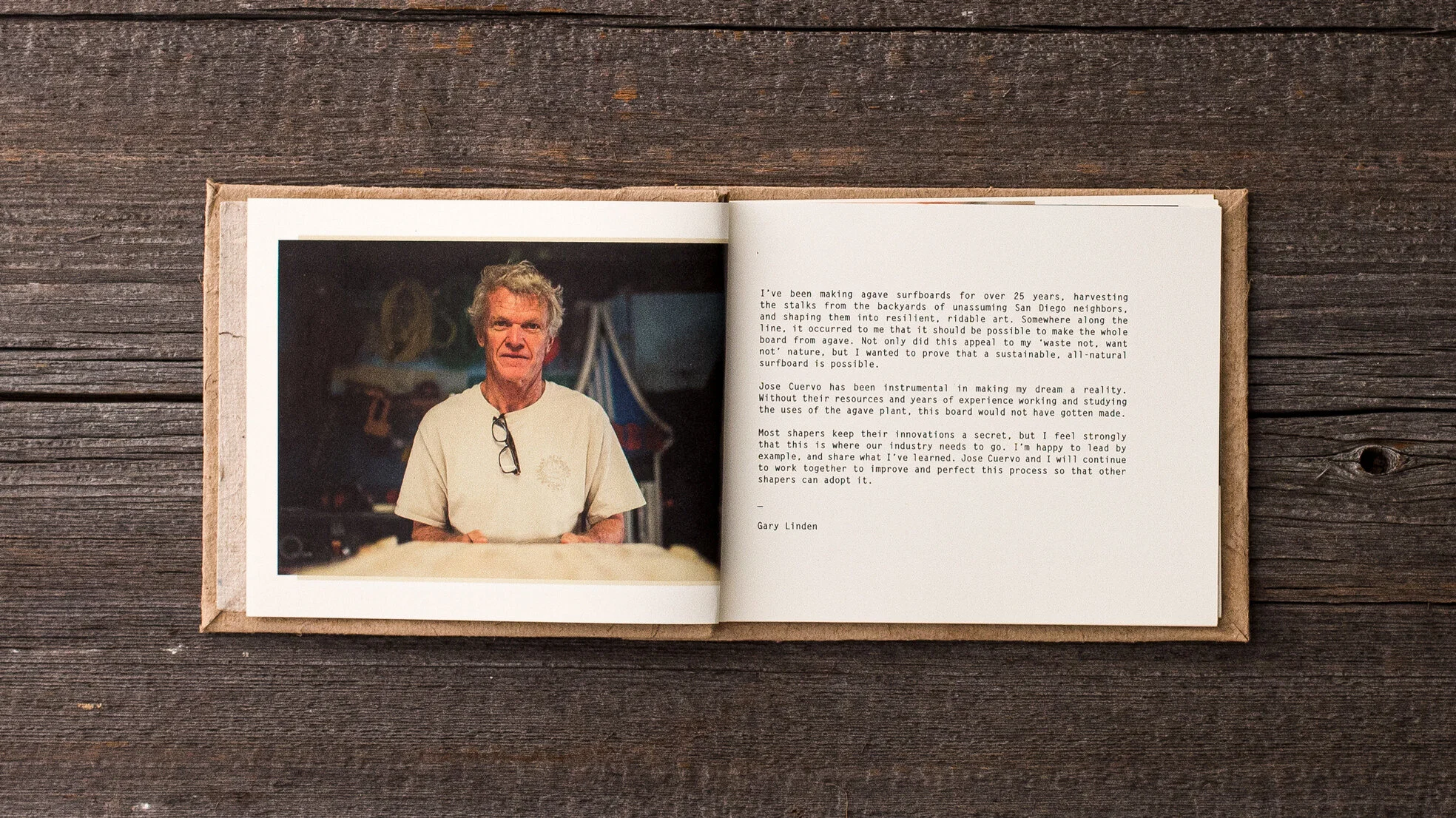 Jose Cuervo look book design Gary Linden surfboard 100% agave