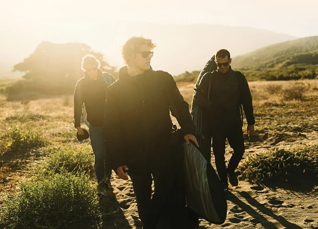 Kaenon photoshoot art direction big sur surf trip