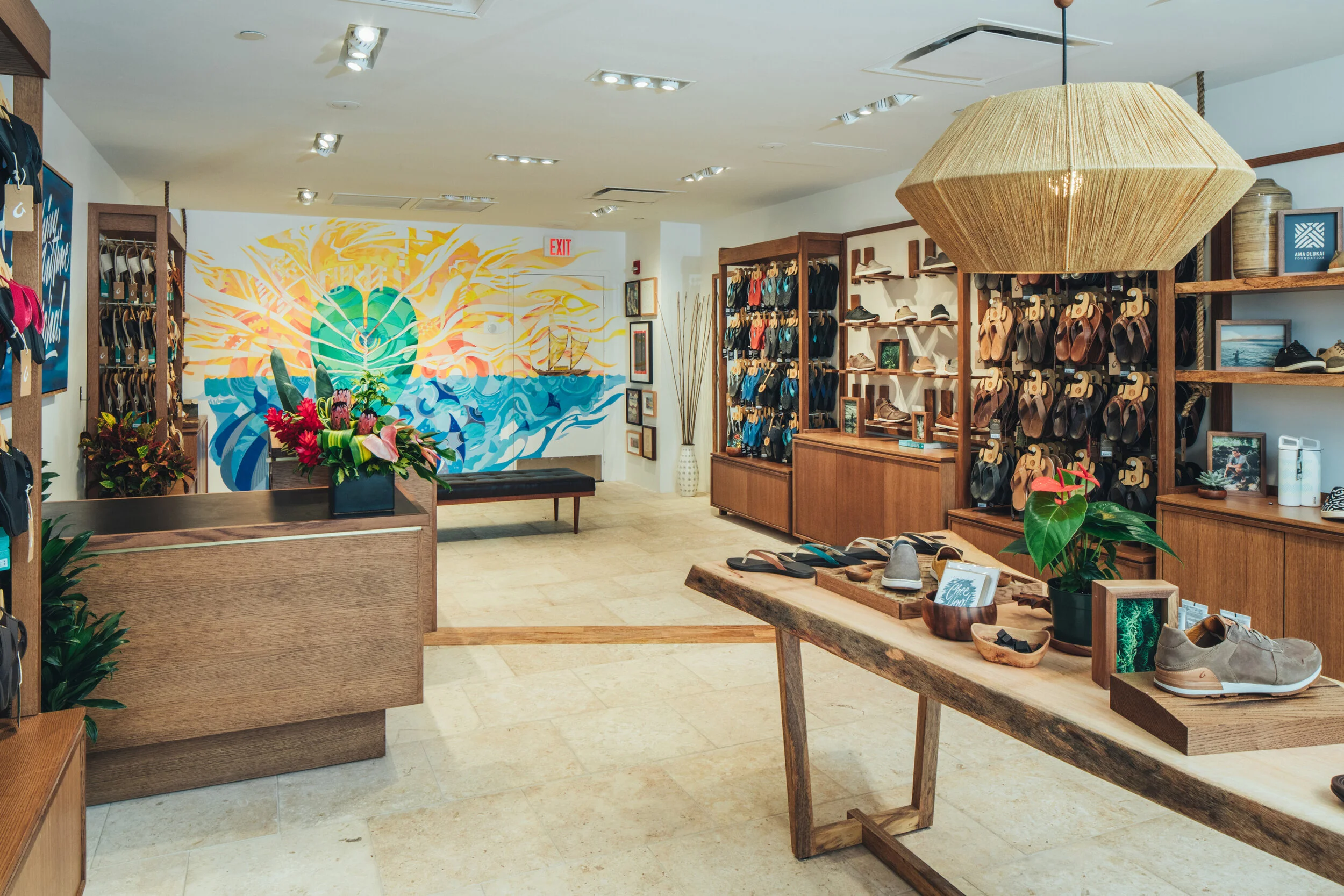 retail design interior design olukai retail stores hawaii
