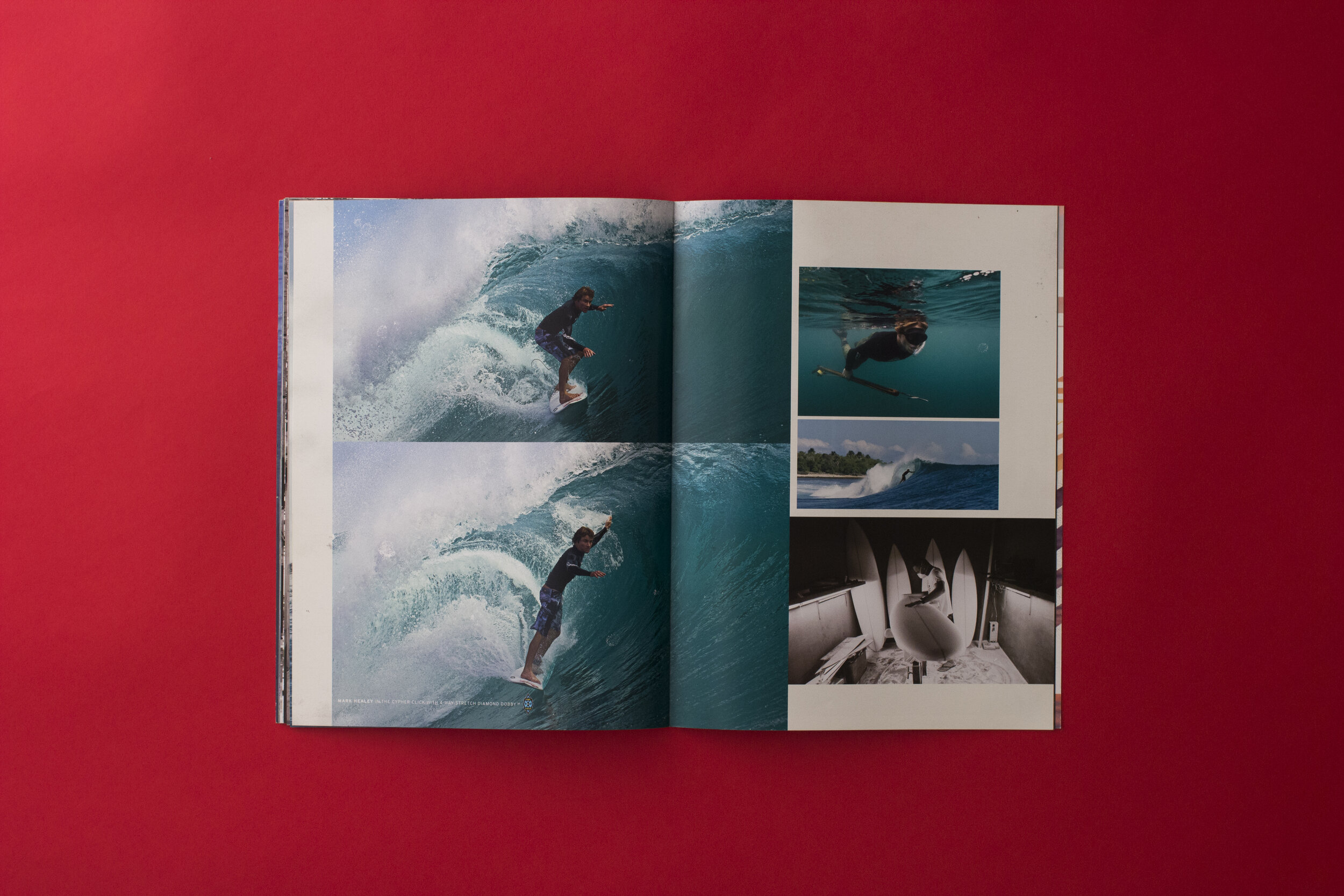 quiksilver editorial catalog design