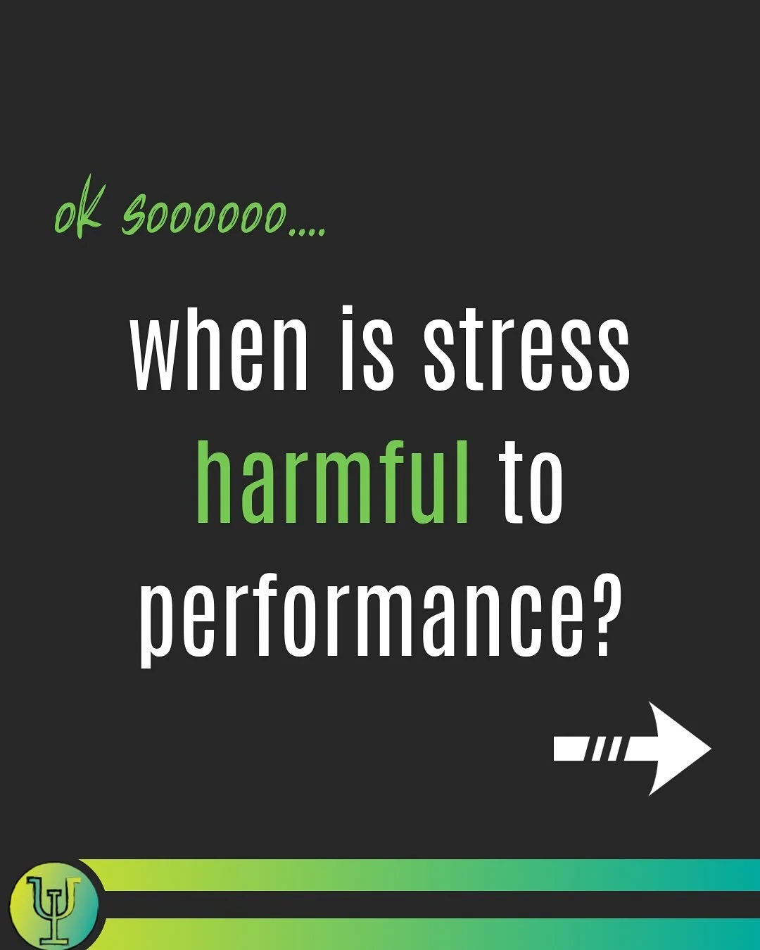Distress = Drain While some stress can boost performance, too much (distress) drains us. Learn to recognize the difference to optimize your mental game. 

#StressManagement #MentalPerformance #PeakPerformance