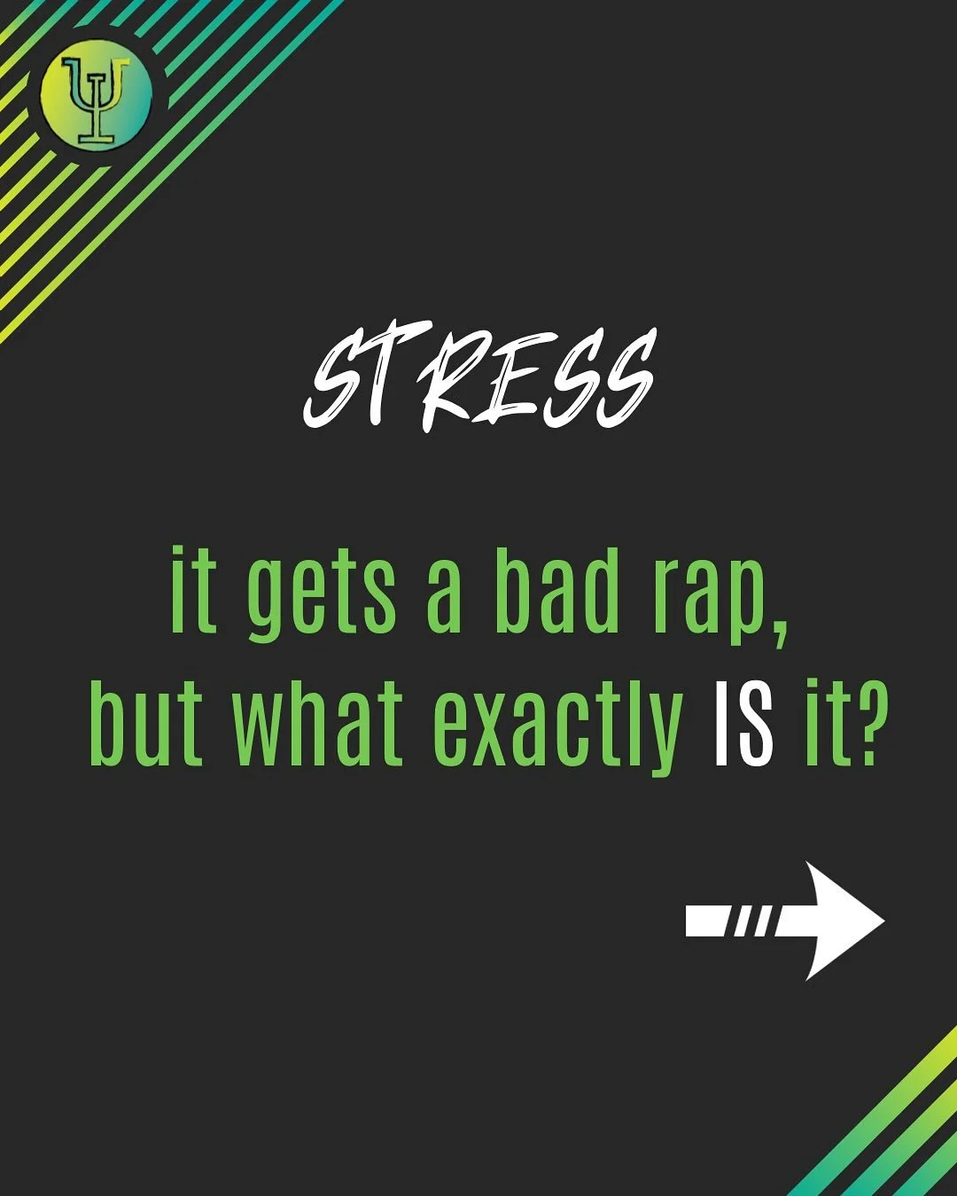 Stress is a constant. Learn how to navigate, even leverage, it 🧠💪🏾

Follow to learn more