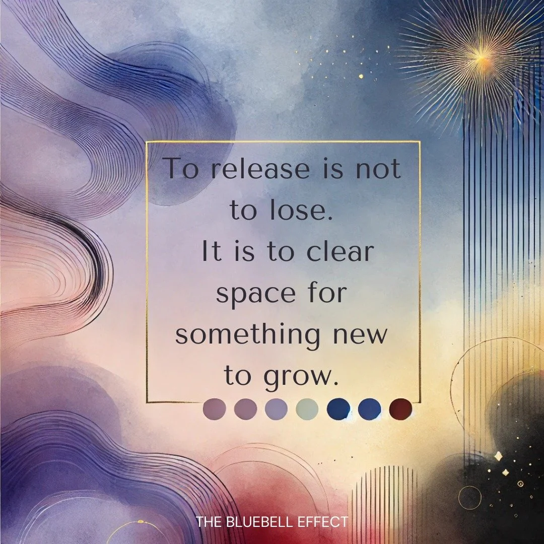 Letting go is rarely about forgetting. It&rsquo;s about trusting.
When you release what weighs you down, you create space for clarity, creativity, and peace, allowing yourself to grow.
Ask yourself today: What am I still holding that&rsquo;s ready to
