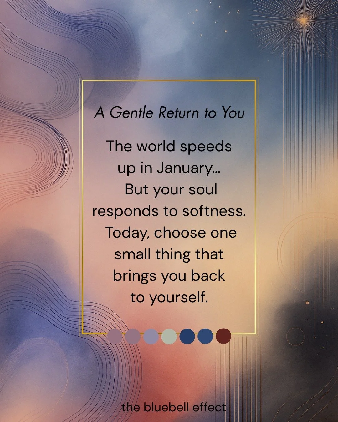 The first full week of January often arrives with pressure - to restart, reset, and to rush ahead.
But your energy doesn&rsquo;t work on the world&rsquo;s timeline&hellip; it works on yours.
Give yourself permission to return slowly, gently, intentio
