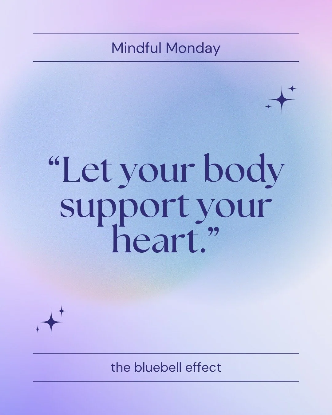 Let your body support your heart 💚
We often try to open emotionally before we feel safe physically.
But the body and heart are deeply connected. When the body softens, the heart naturally feels more at ease.
Today, see what happens when you start th