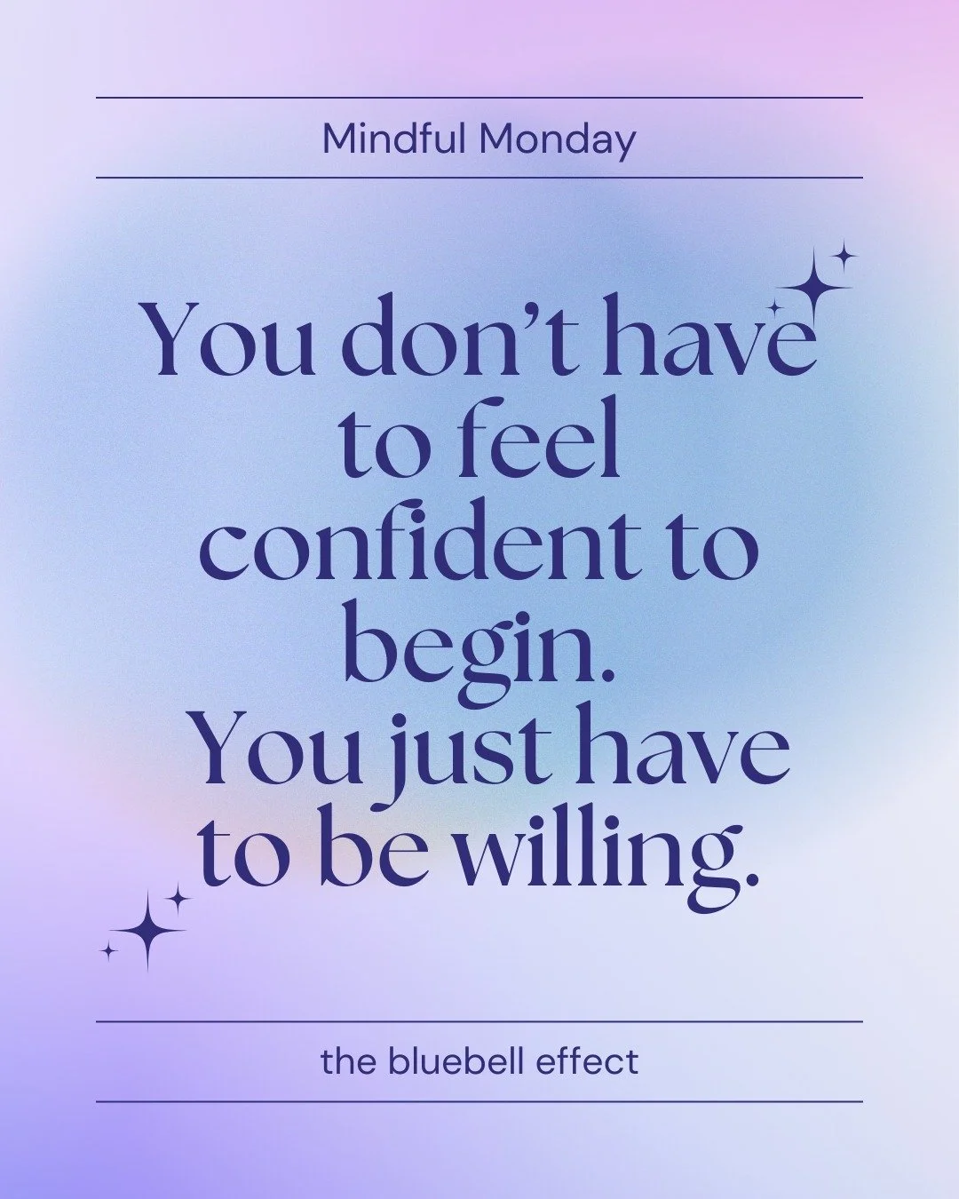 Not everything arrives with certainty.
Sometimes growth begins as a quiet nudge rather than a bold leap.
If this resonates, you&rsquo;re not alone 💙
What feels closer right now - curiosity or hesitation?

#MindfulMonday #TheBluebellEffect #Awakening