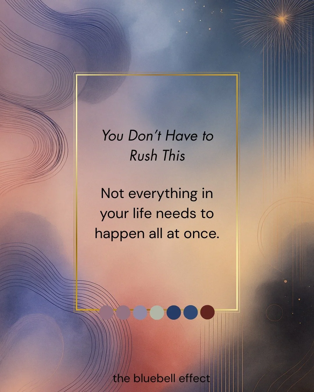 It&rsquo;s easy to feel like you&rsquo;re behind.
Like you should be further along.
Like everyone else has it figured out.

But growth doesn&rsquo;t work like that.

There are seasons where things move quickly&hellip;
and seasons where things quietly
