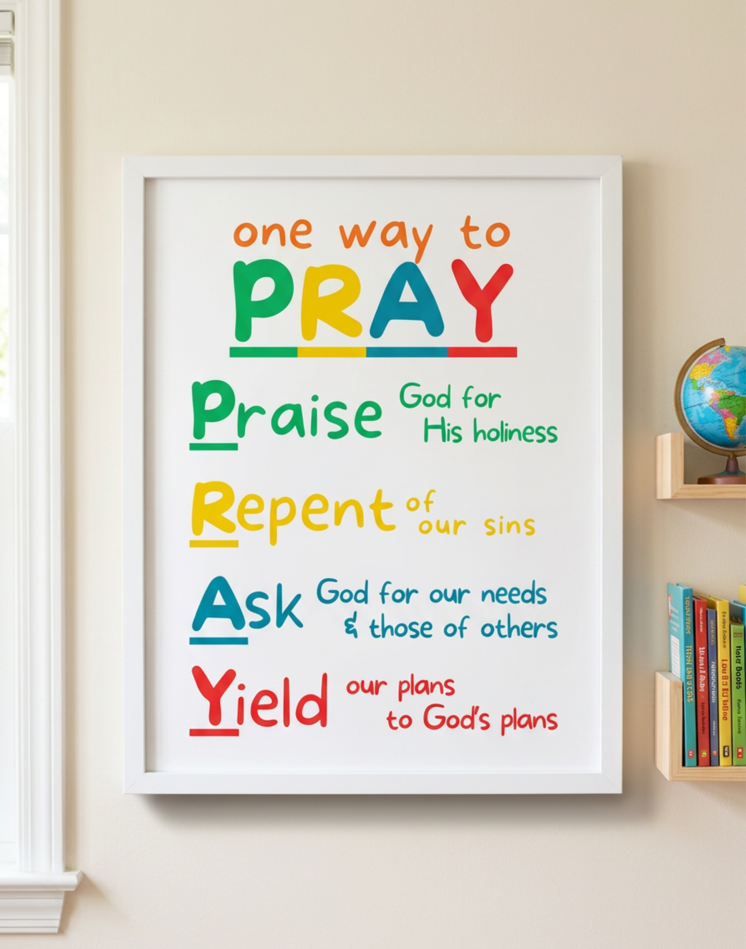 One Way to PRAY Poster (DIGITAL)
