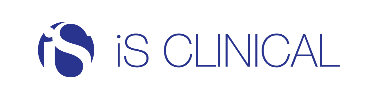 Das Logo zeigt eine stilisierte Weltkugel in Blau und Schwarz mit dem Text „iS CLINICAL“ daneben.