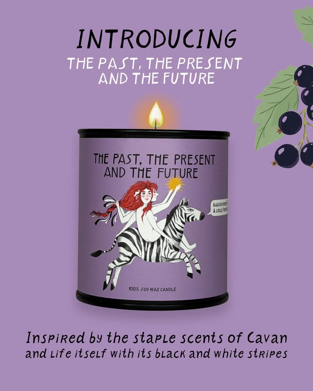 Introducing &ldquo;The Past, The Present and The Future&rdquo;! Now available online in our shop, and yes a few people from Cavan told us at our last market that this one indeed gives lovely Cavan Cola vibes❤️

This candle is very special to us as th