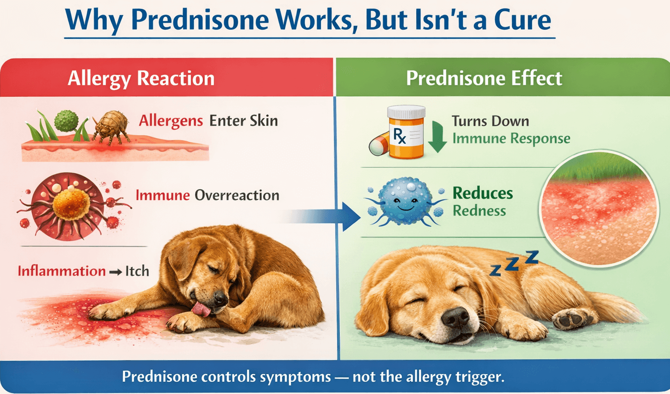 How Long Can a Dog Stay on Prednisone for Allergies? (Vet-Explained ...