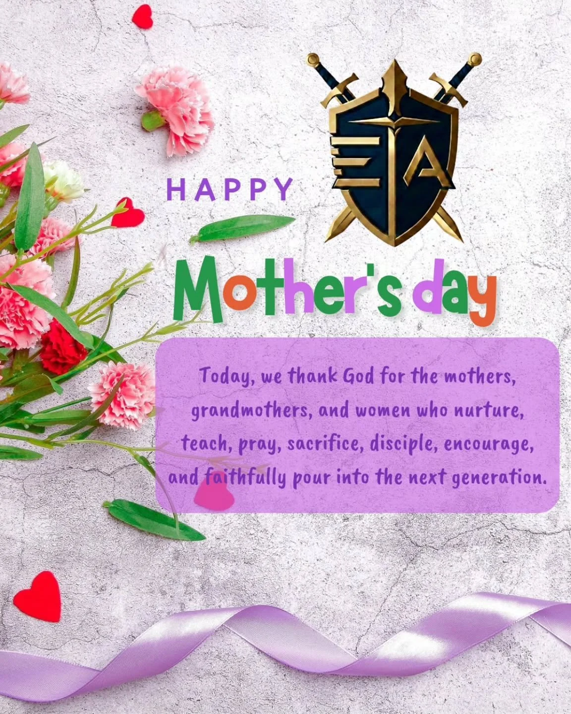 Happy Mother&rsquo;s Day from Eternal Impact Academy!

Scripture is clear about the value and influence of a mother.

Mothers are called blessed by their children.
They are honored in God&rsquo;s commands.
They are trusted, praised, and recognized fo